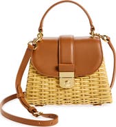Veronica Beard Small Wicker Avenue Crossbody Bag