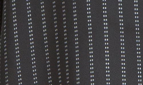Max Studio Printed Long Sleeve Button-up Shirt In Black