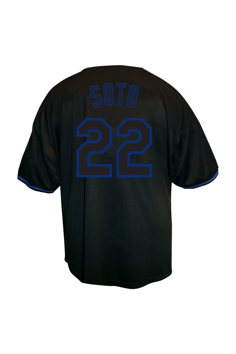 Men's Profile Juan Soto Black New York Mets Big & Tall Pop Fashion Jersey, Alternate, color, Black