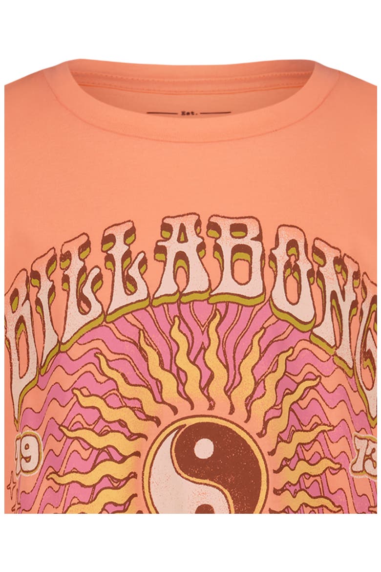 Kids' Sun Logo Graphic T-Shirt, Alternate, color, DESERT FLOWER