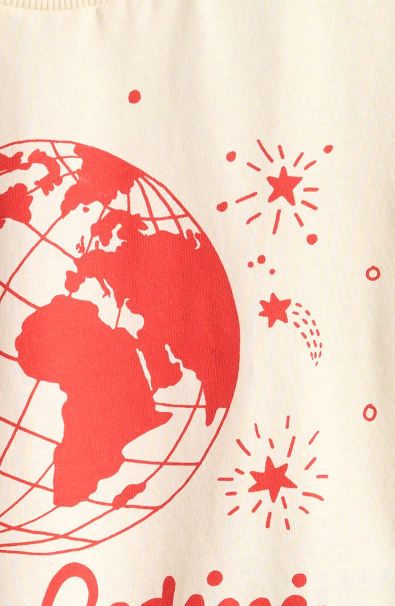 Mini Rodini Kids' Society Organic Cotton Graphic T-Shirt, Alternate, color, Off White