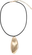 Ettika Liquid Pendant Cord Necklace