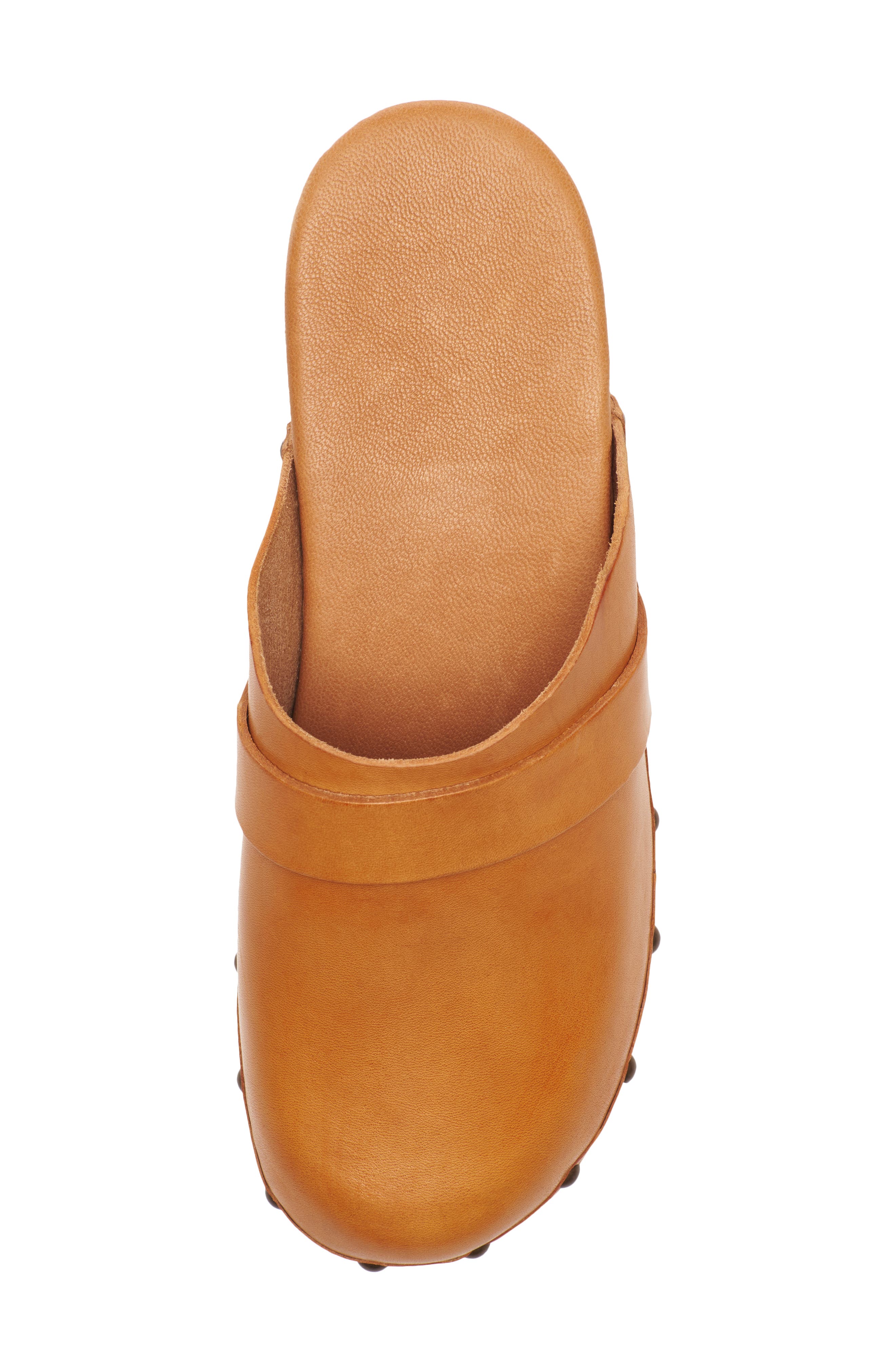 Callum Clog, Alternate, color, LIGHT HONEY LEATHER