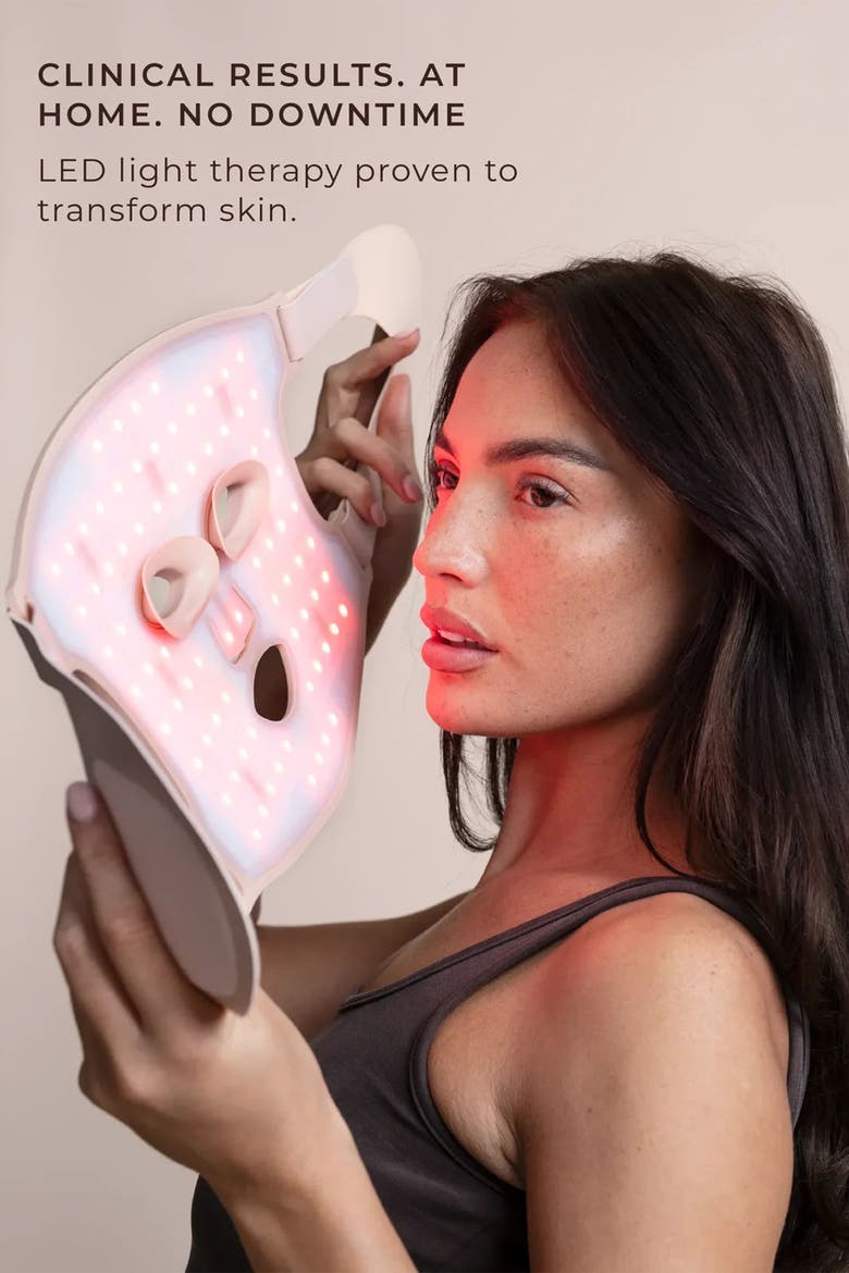 LED Mask, Alternate, color, Pink