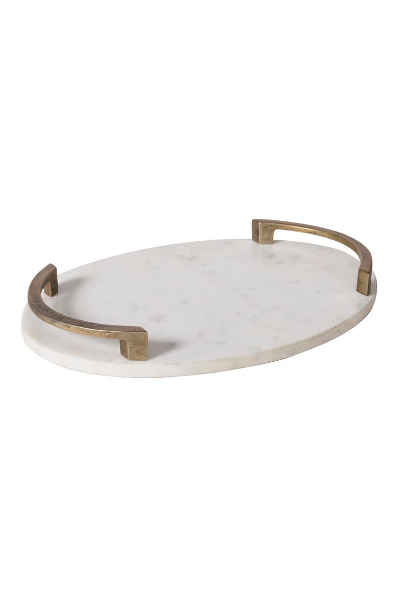 Marble Decorative Tray, Alternate, color, WHITE