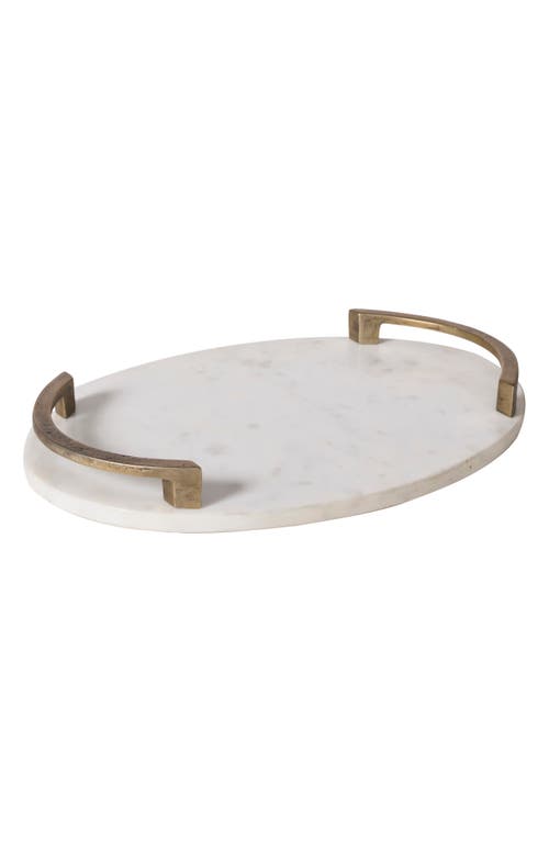 Renwil Marble Decorative Tray In Neutral