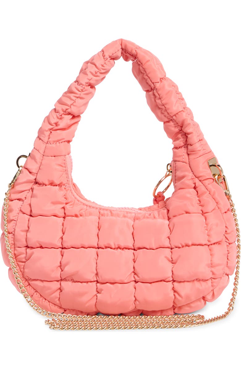 URBAN EXPRESSIONS HANDBAGS Small Nylon Hobo Bag, Alternate, color, Pink