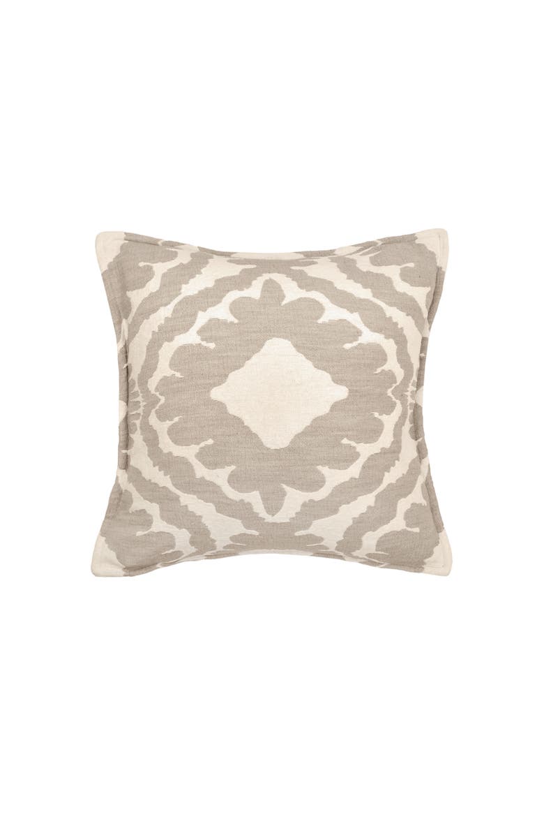 Cleo Natural Throw Pillow, 20" x 20", Main, color, Beige
