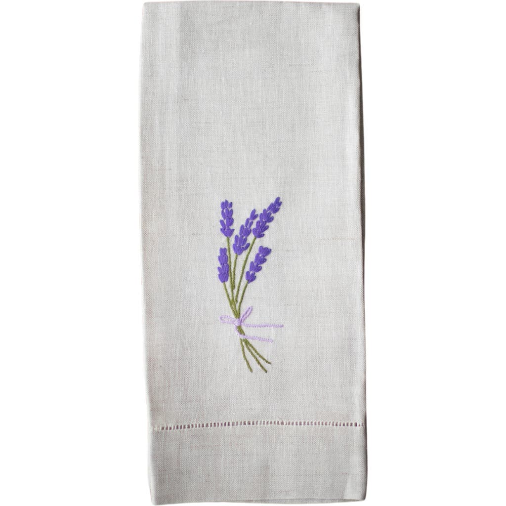 Maison d'Haiti Tea Towels - Lavender Sprig in Flax  product