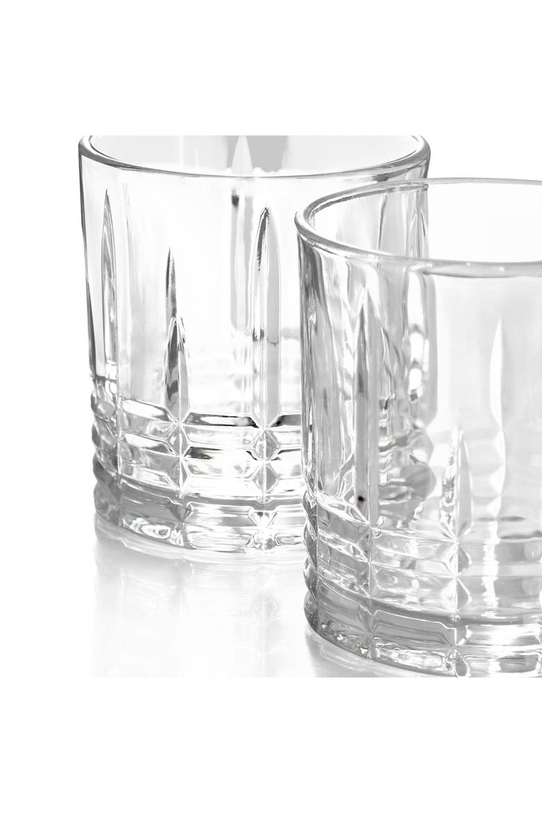 Calista 4 Piece 11.5 Ounce Double Old Fashioned Glassware Set, Alternate, color, Clear