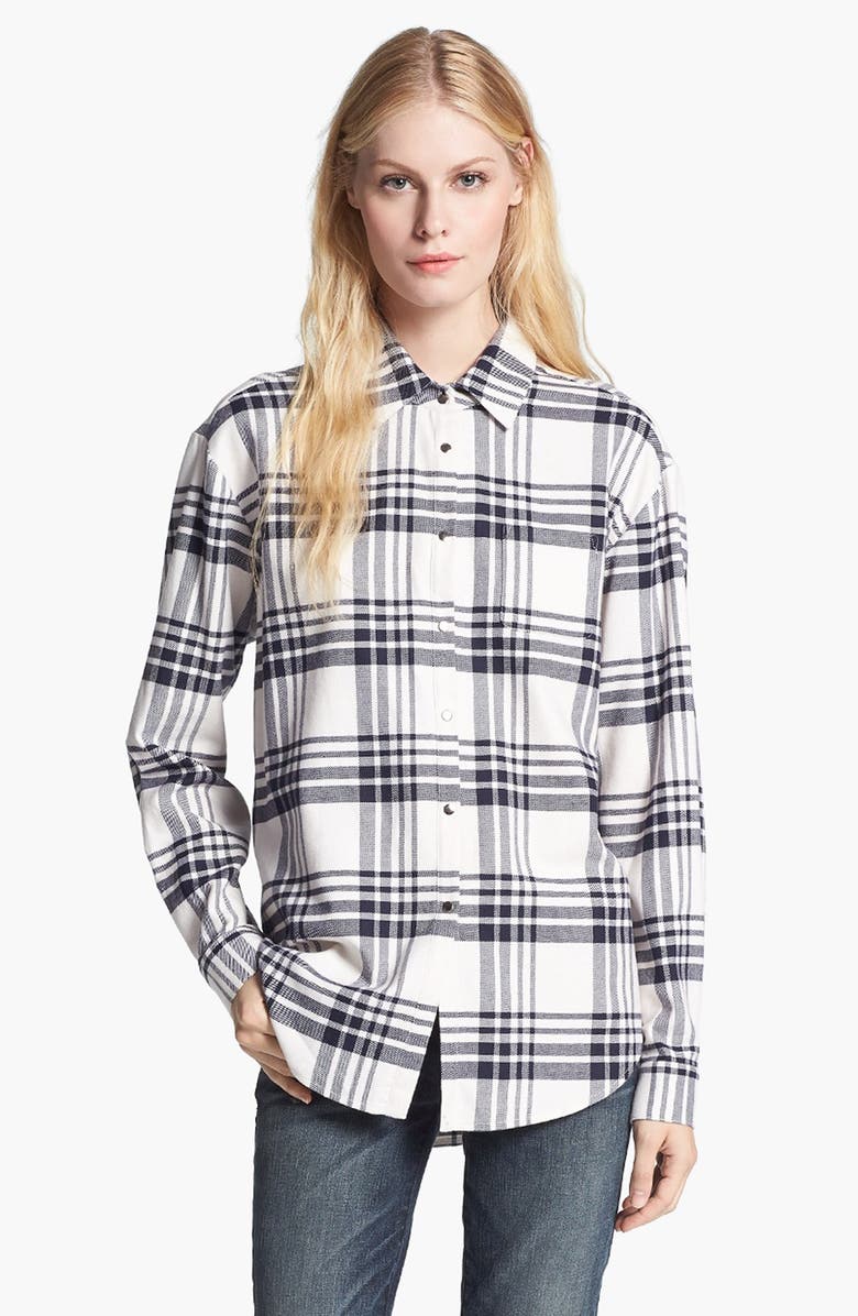 Elizabeth and James 'Pam' Plaid Flannel Shirt, Main, color,