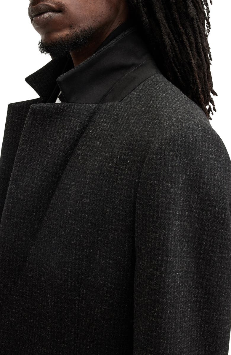 AllSaints Wixx Marled Topcoat, Alternate, color, 