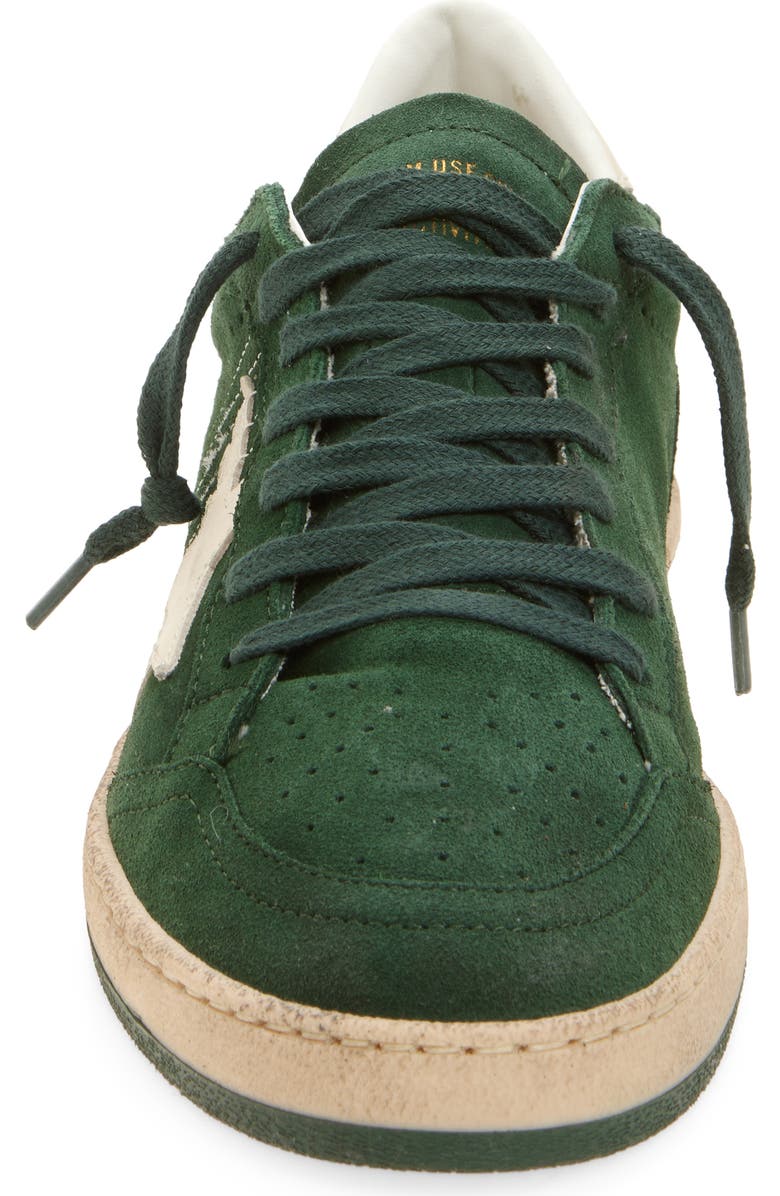 Golden Goose Ball Star Sneaker, Alternate, color, Dark Green/Cream