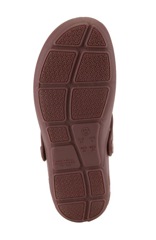 Spring Step Contigo Clog In Dark Plum