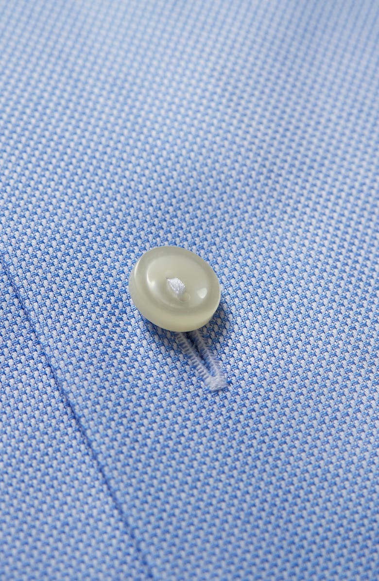 Eton Contemporary Fit Solid Dress Shirt, Alternate, color, Blue