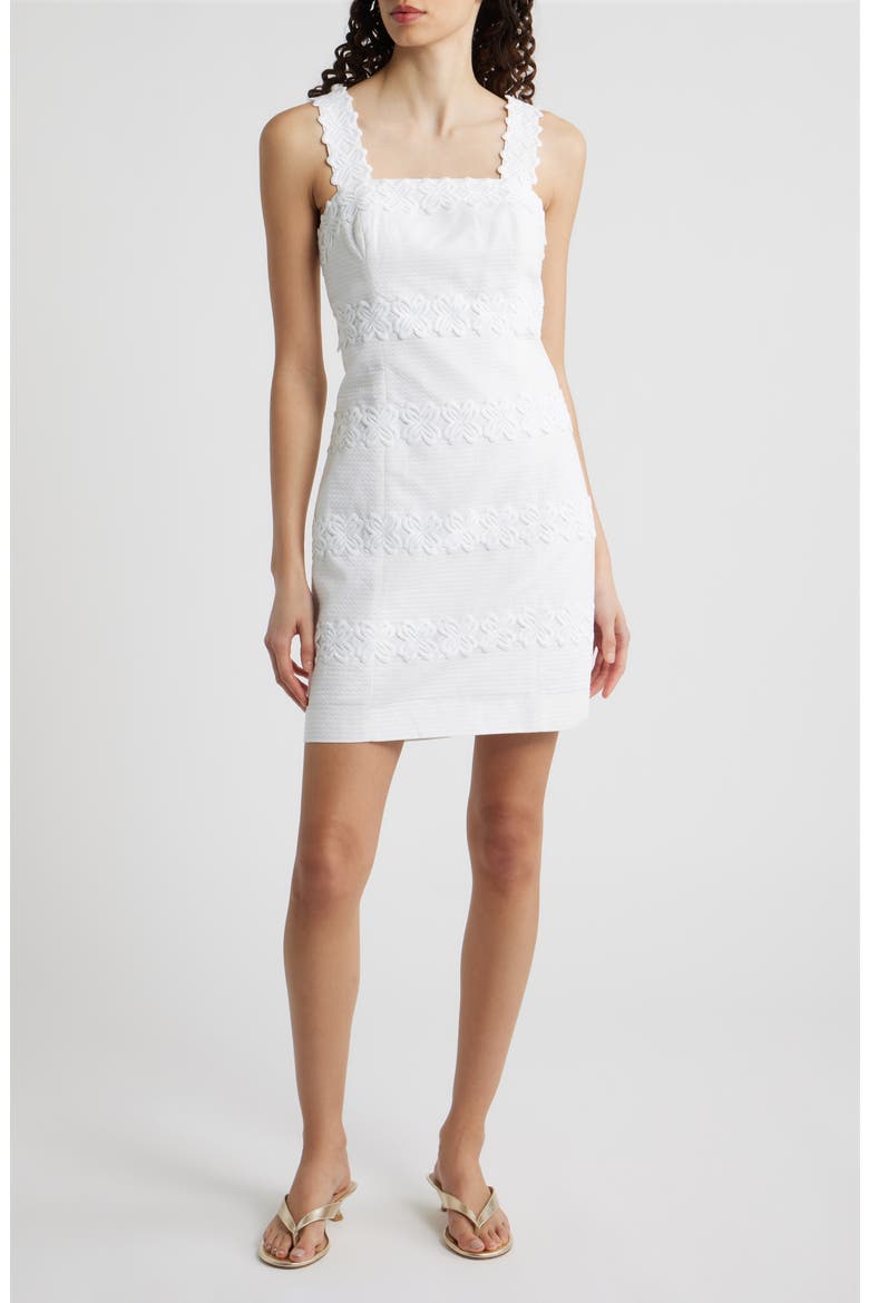 Davis Sleeveless Minidress, Main, color, RESORT WHITE