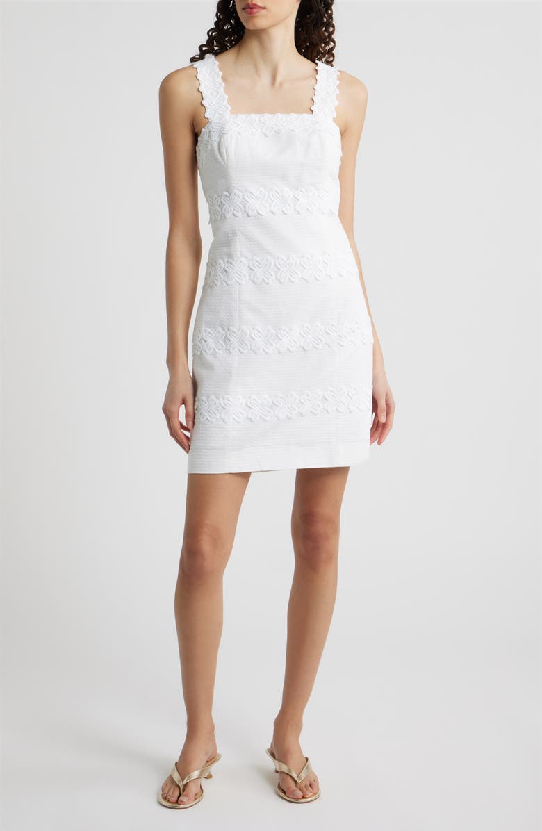 Lilly Pulitzer<sup>®</sup> Davis Sleeveless Minidress, Main, color, Resort White