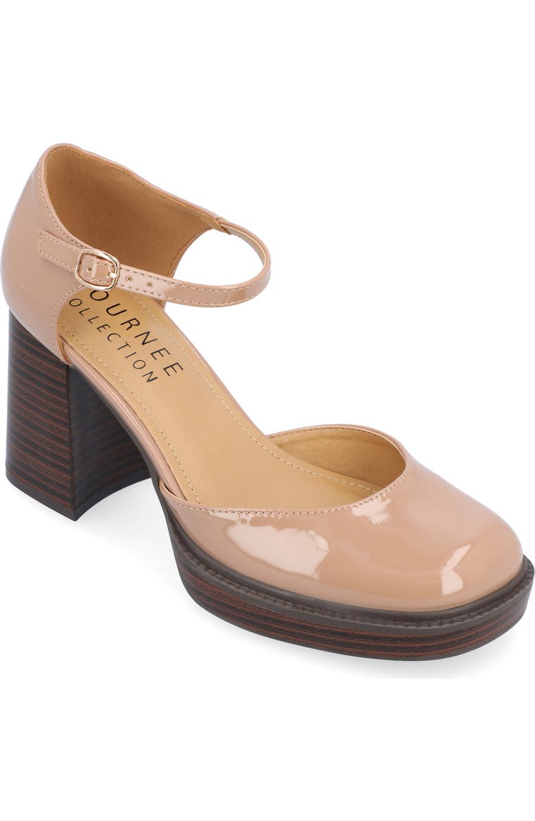 Journee Collection Sophilynn Pump, Main, color, Nude