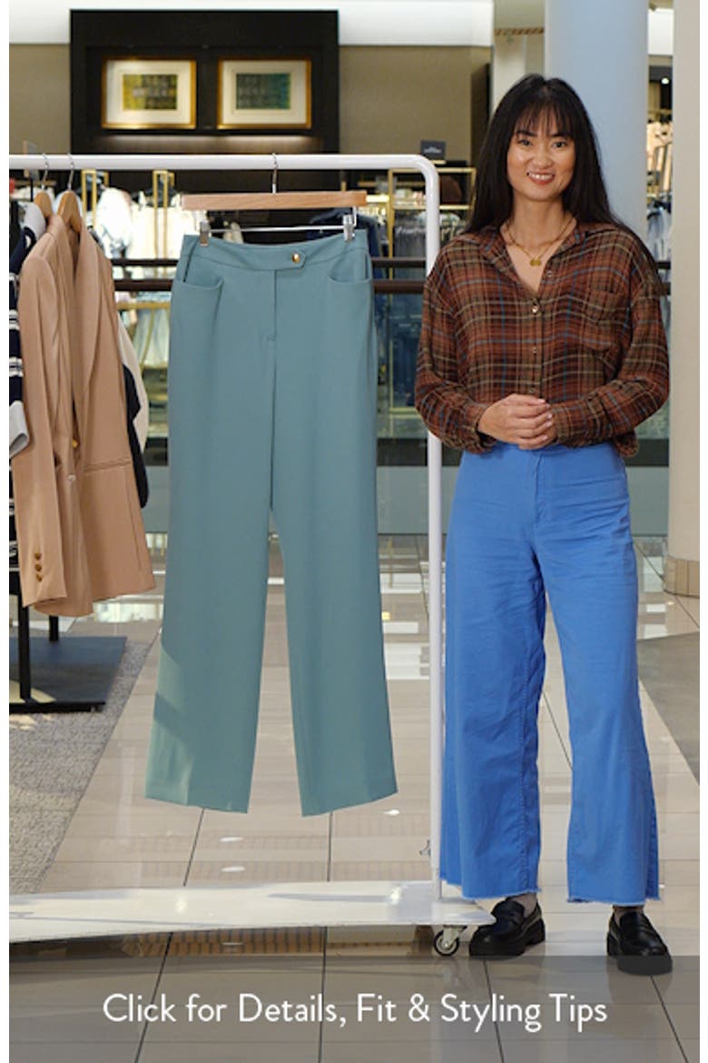 Straight Leg Ankle Pants video