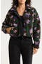 Floral Faux Shearling Jacket