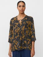 Masai Copenhagen MaDurion 3/4 Sleeve Draped Blouse