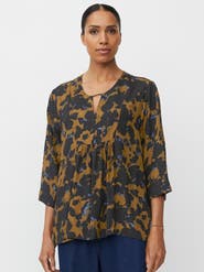 Masai Copenhagen MaDurion 3/4 Sleeve Draped Blouse