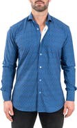 Maceoo Einstein Stretch Oceanic Button-Up Shirt