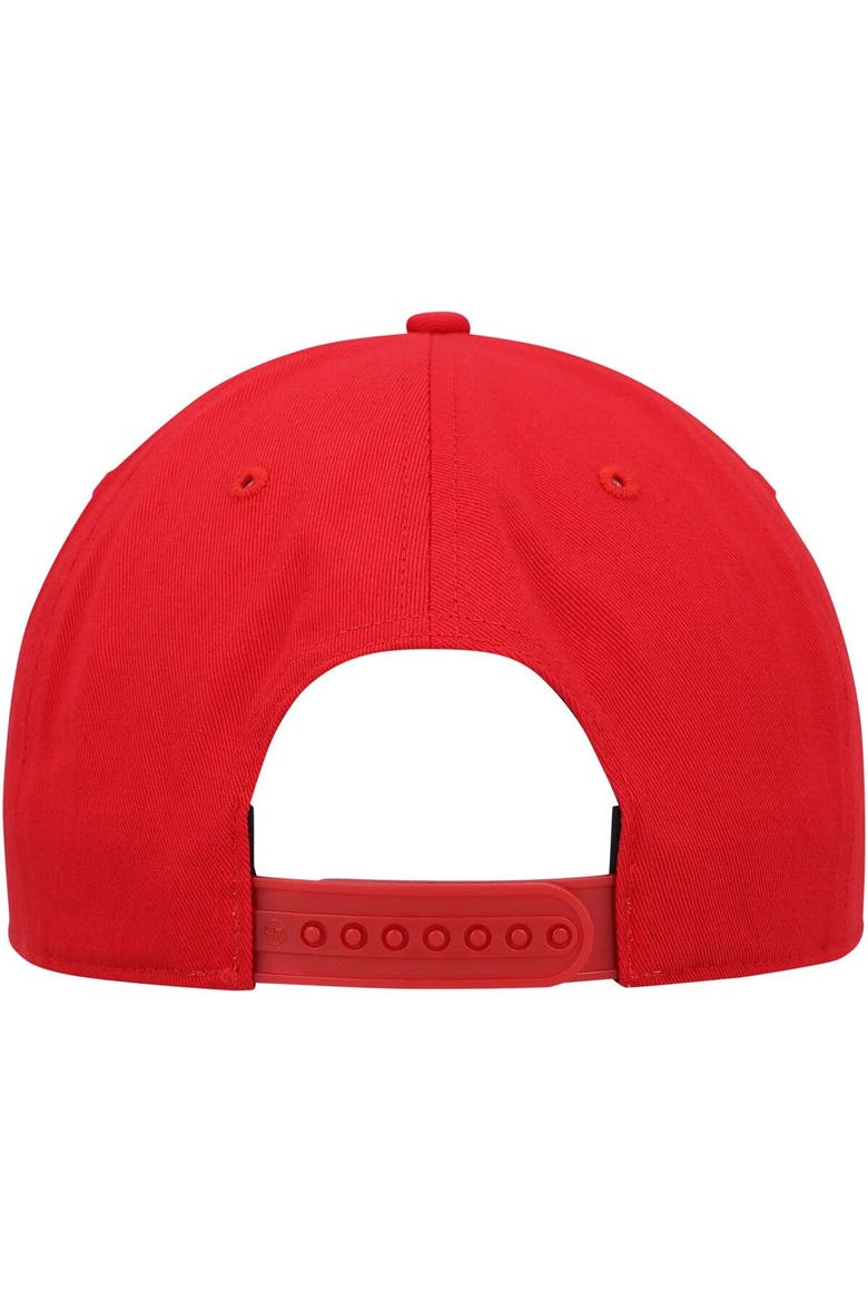 Men's '47 Red Washington Capitals Primary Hitch Snapback Hat, Alternate, color, Red