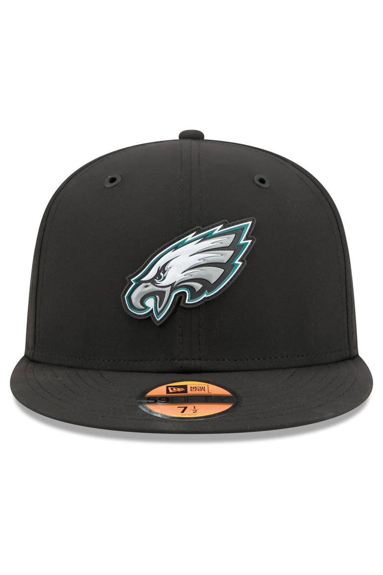 Men's New Era Black Philadelphia Eagles 2026 Sideline 59FIFTY Fitted Hat, Alternate, color, Black