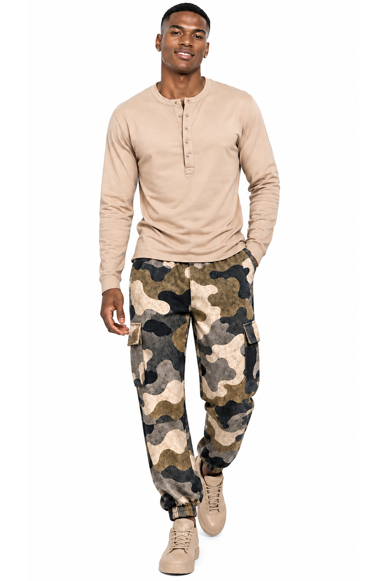 Primo Camo Jogger, Alternate, color, black