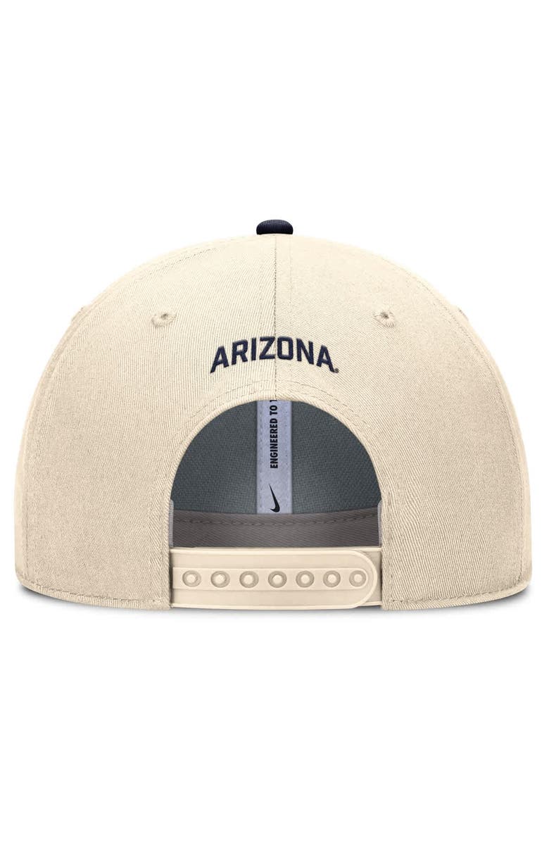 Nike Men's Nike Natural Arizona Wildcats Rise Primetime Performance Trucker Adjustable Hat, Alternate, color, Natural