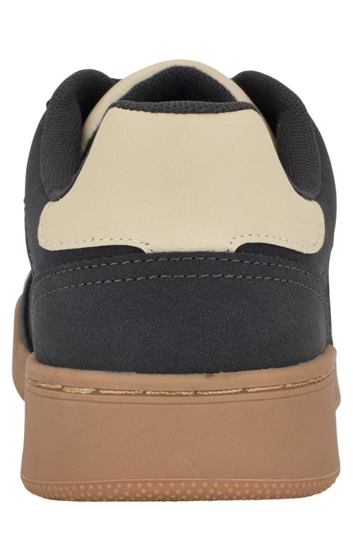 Guess Frollo Sneaker In Dark Grey/cream
