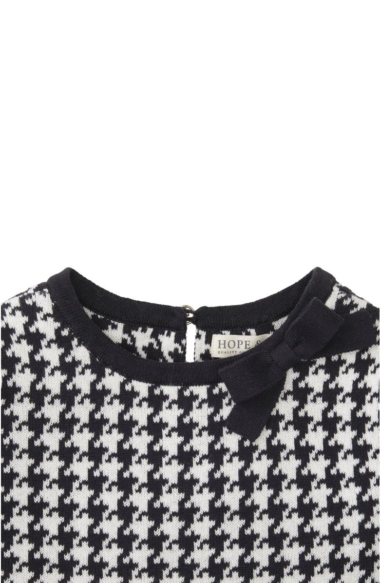 Hope & Henry Girls' Organic Bow Sweater Dress, Toddler, Alternate, color,