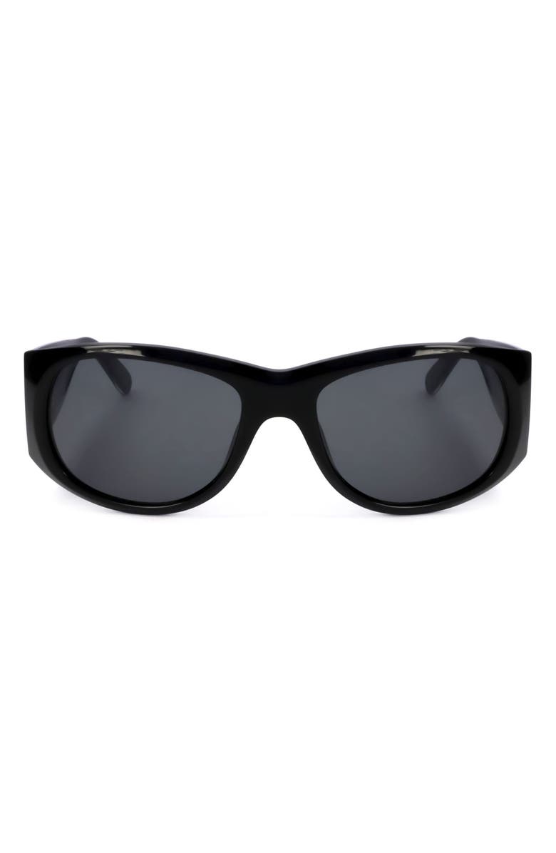 Marni 57mm Square Sunglasses, Main, color, Black / Grey