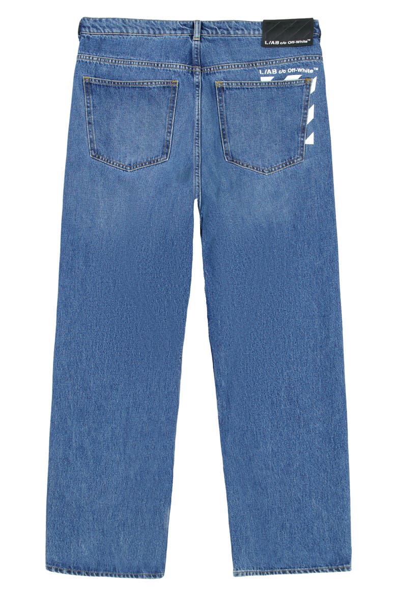 Straight Leg Jeans, Alternate, color, STEEL INDIGO