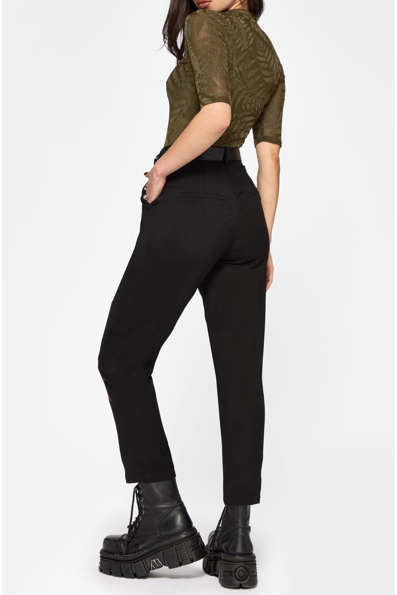 Phoenix Embroidered Tapered Trouser, Alternate, color, Black