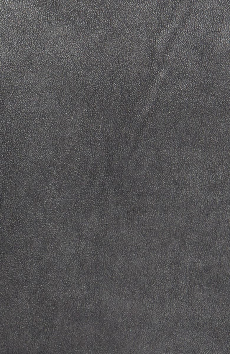 Vince Camuto Hat with Wide Faux Leather Brim, Alternate, color, 