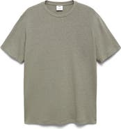 MANGO Slim Fit Linen Blend T-Shirt