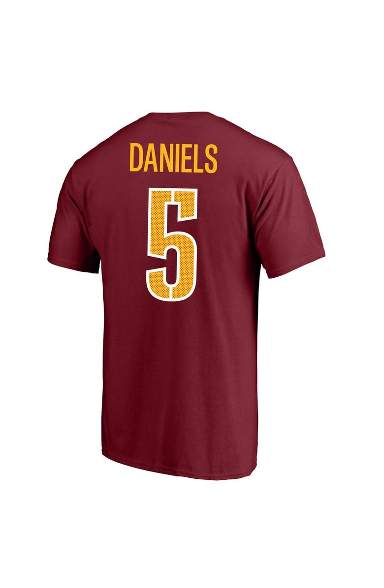 FANATICS Men's Fanatics Jayden Daniels Burgundy Washington Commanders Big & Tall Player Name & Number T-Shirt, Alternate, color, Burgundy