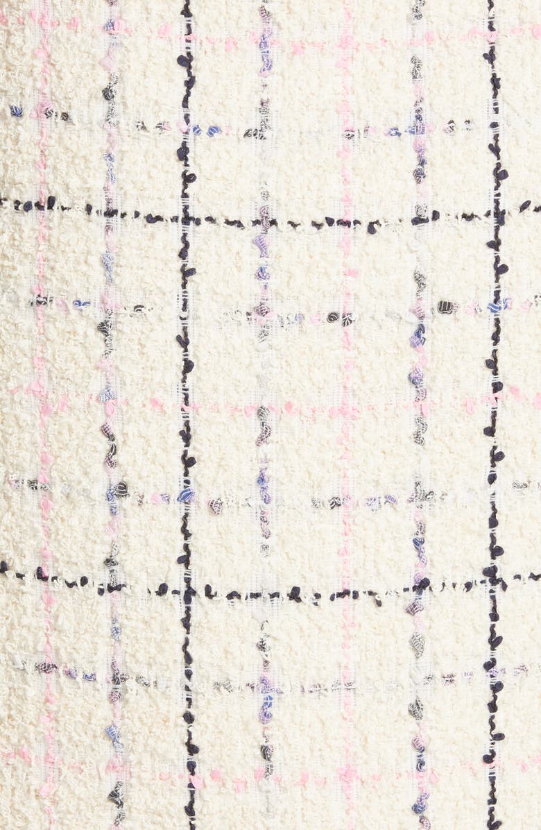 Gucci Checked Tweed A-Line Skirt, Alternate, color, 