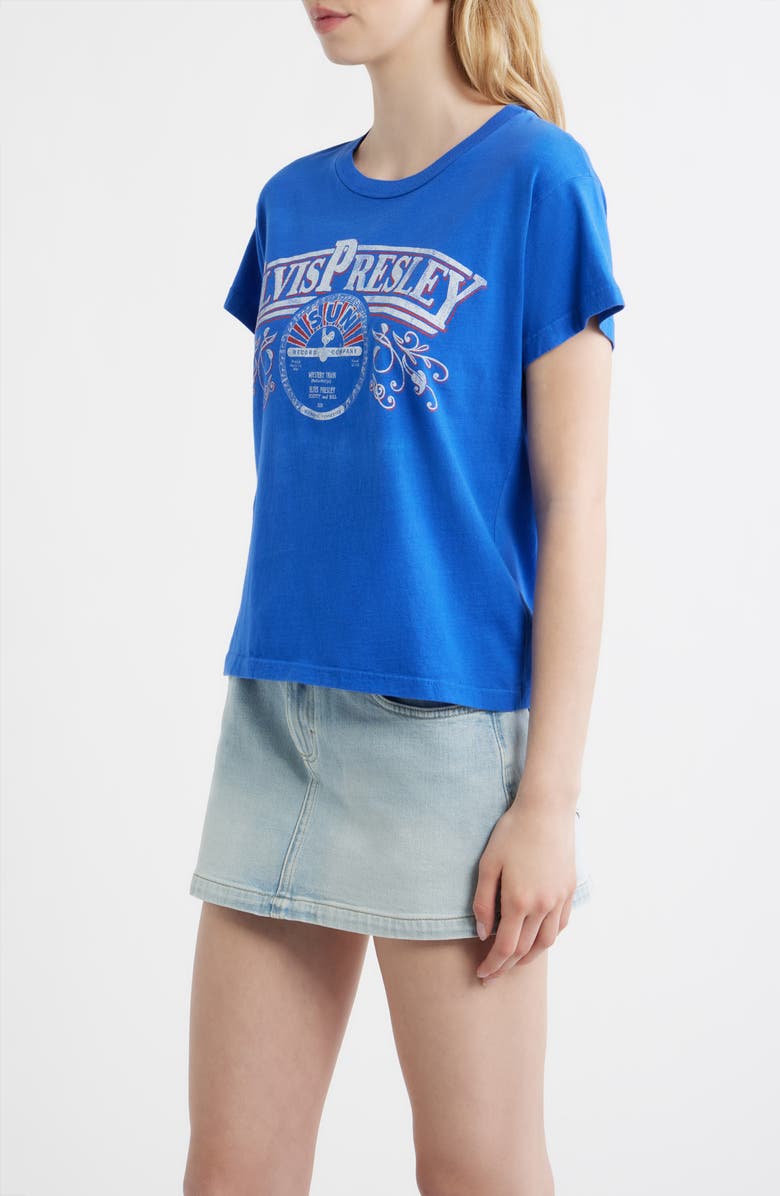 Daydreamer Sun Records x Elvis Graphic T-Shirt, Alternate, color, Ultra Marine