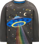 Mini Boden Kids' Fun Appliqué T-Shirt