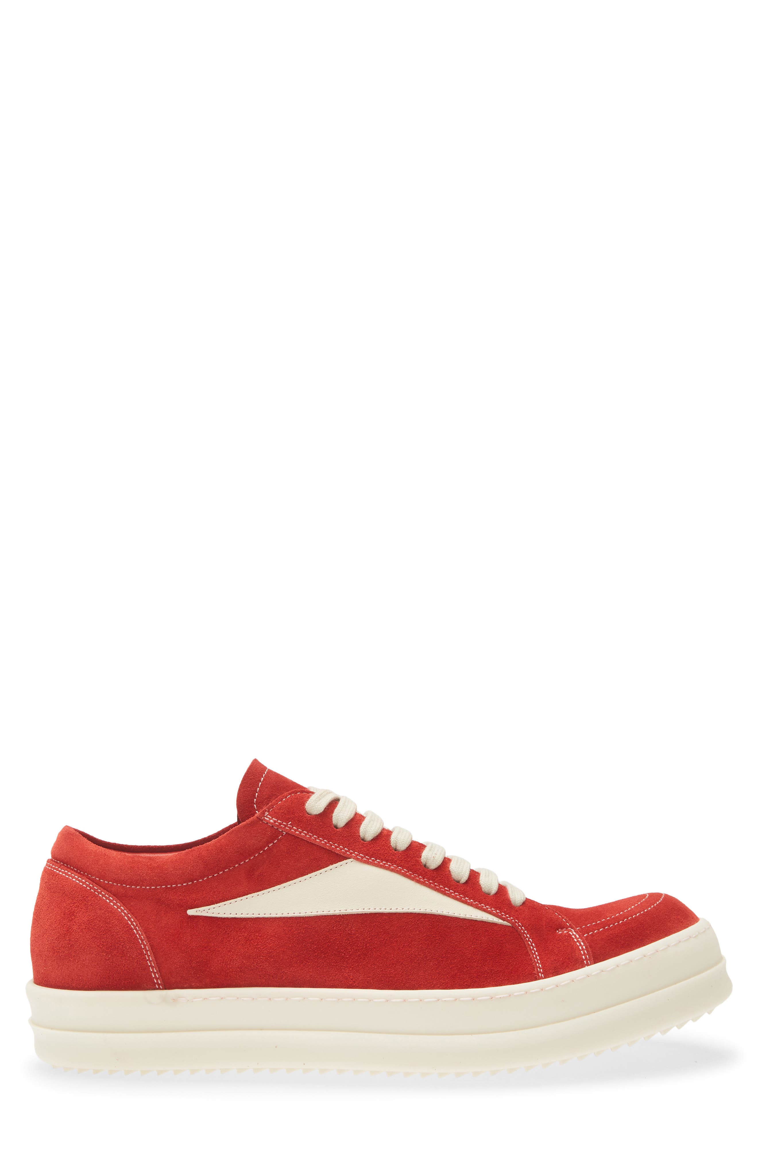 Rick Owens Vintage Sneaker, Alternate, color, Carnelian/ Milk/ Milk