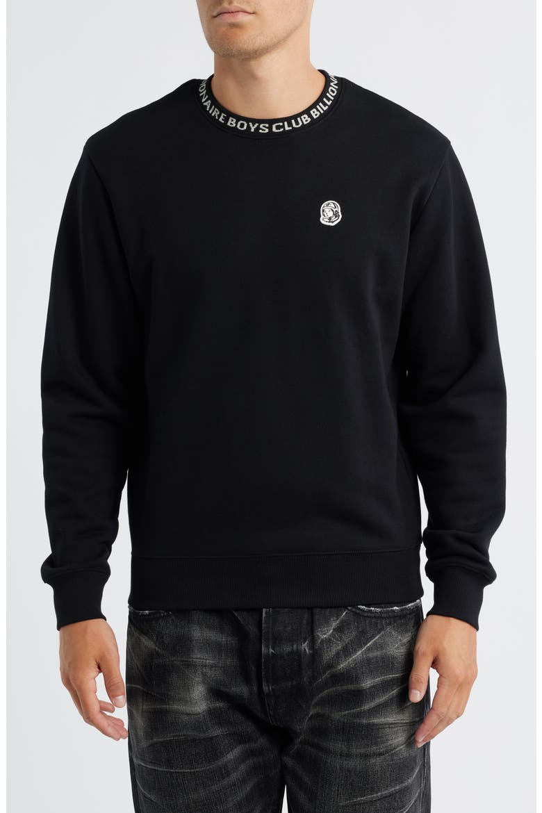 BB Cosmo Crewneck Sweatshirt, Main, color, BLACK