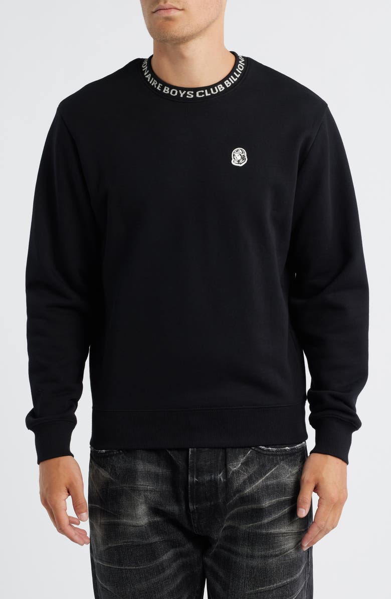 Billionaire Boys Club BB Cosmo Crewneck Sweatshirt, Main, color, Black