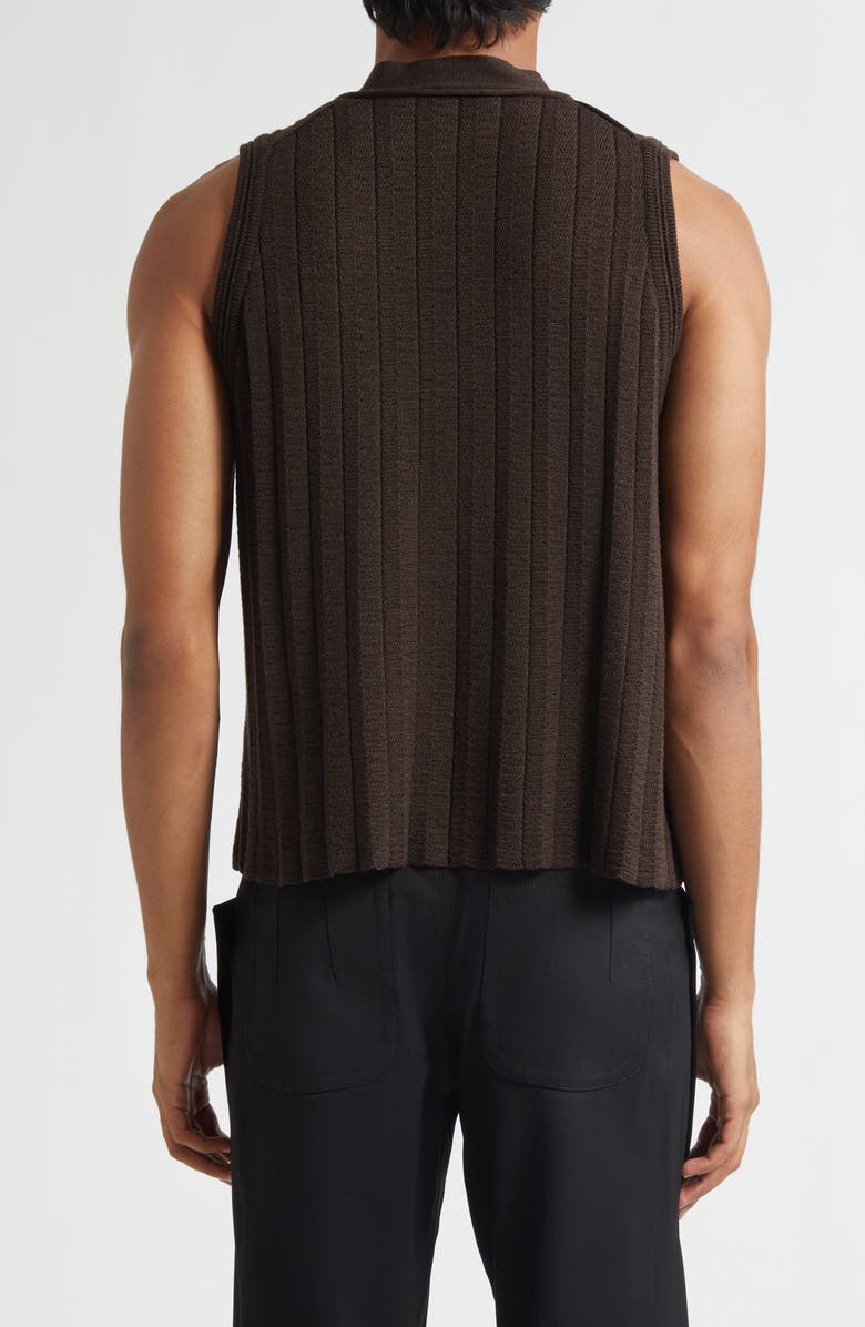 KIKO KOSTADINOV Fitz Knit Vest, Alternate, color, Maroon