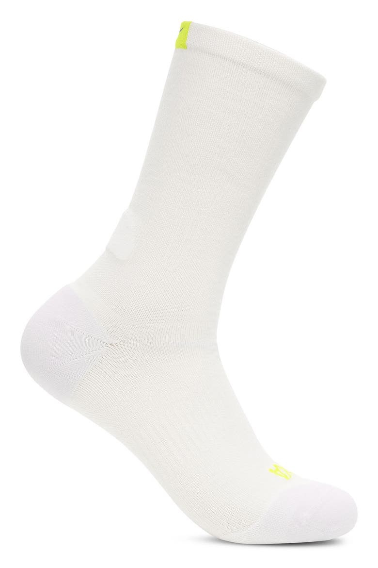Clifton Run Crew Socks, Alternate, color, WHITE