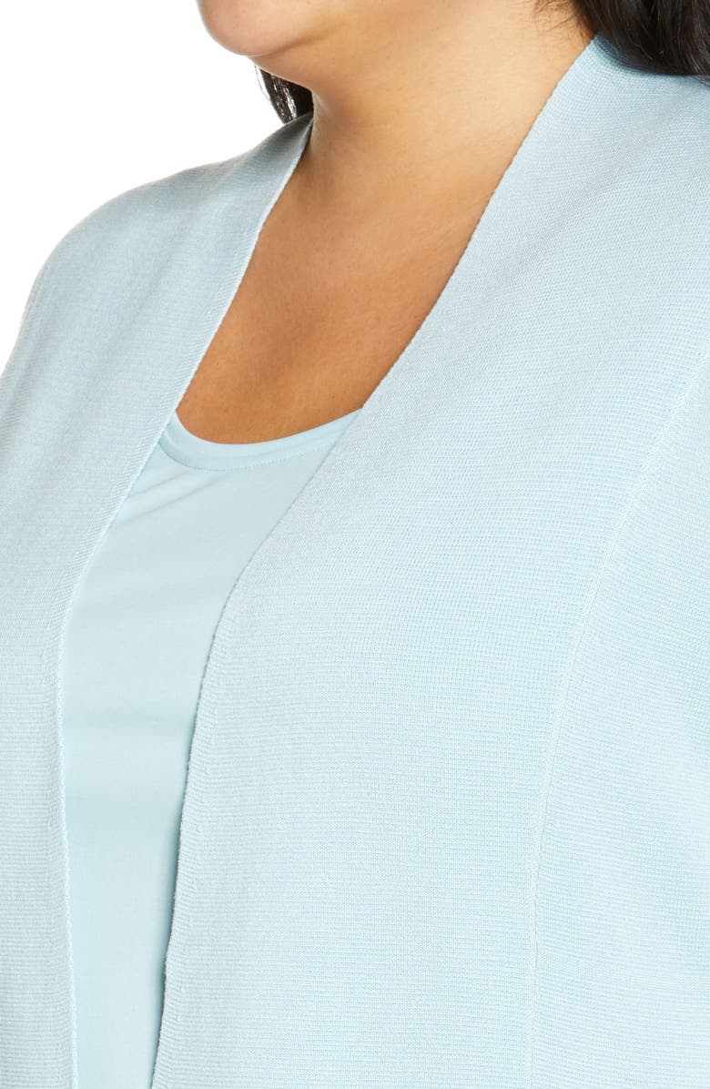 Eileen Fisher Silk & Organic Cotton Shaped Jacket, Alternate, color,