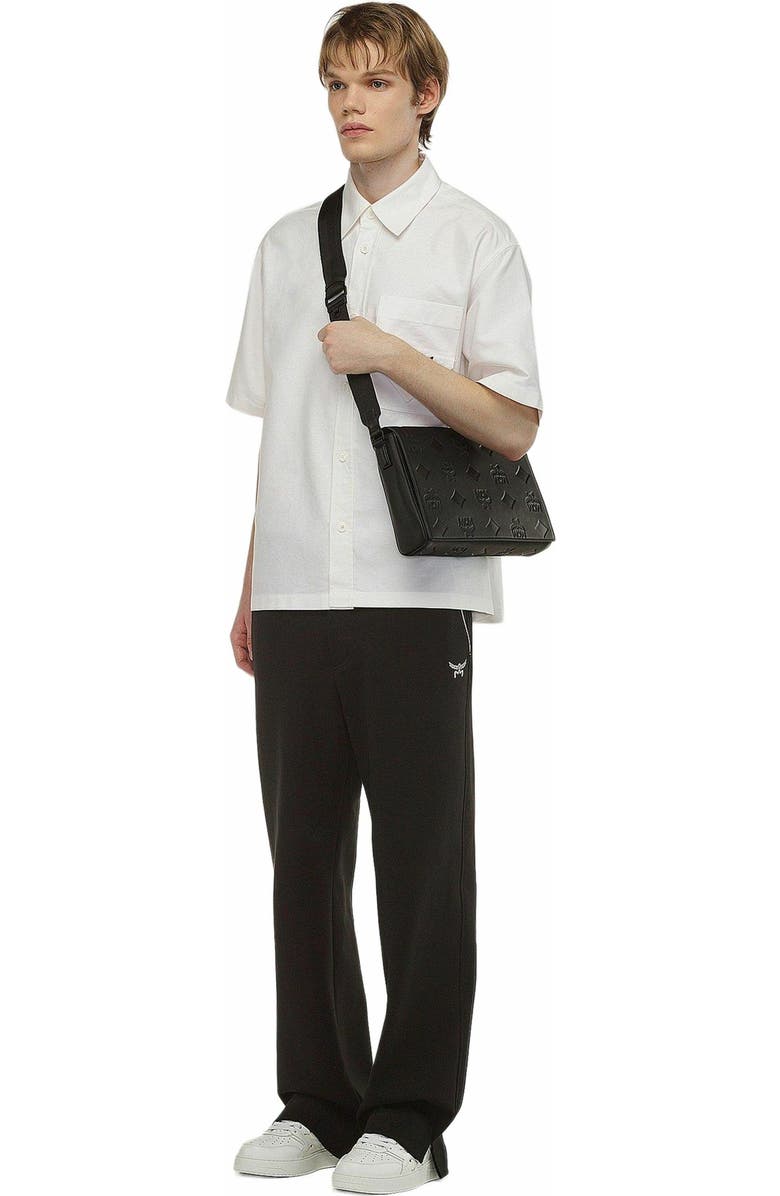 MCM Klassik Messenger in Maxi Monogram Leather, Main, color,