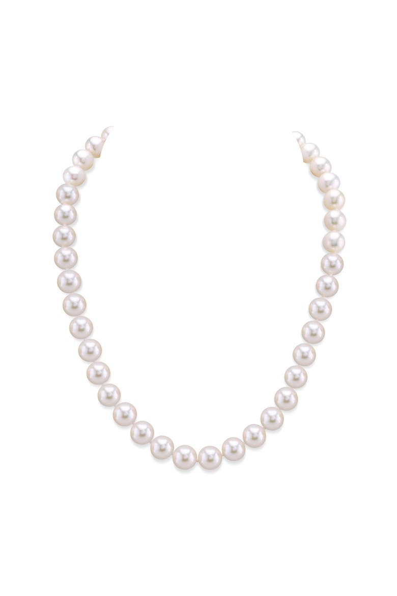 8.5-9.5mm White Freshwater Pearl Necklace - AAAA Quality, Main, color, White Pearls